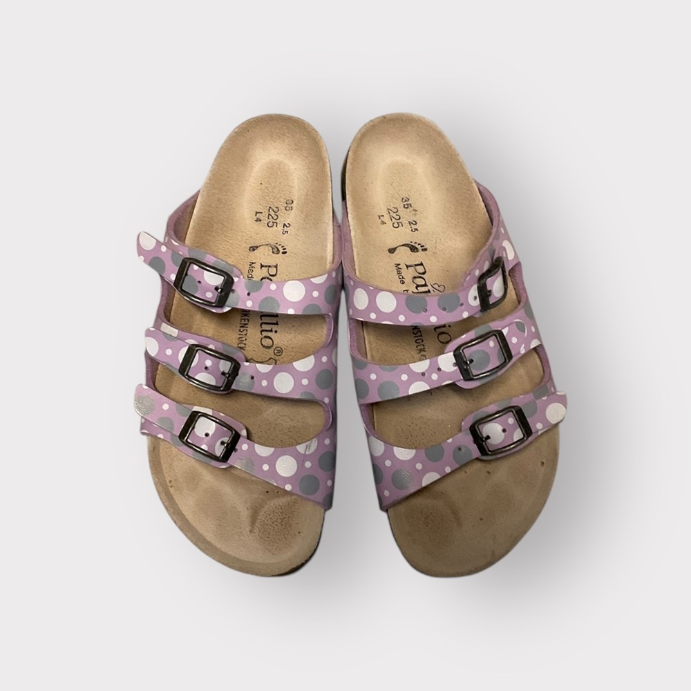 Papillio Lavender Polka Dot Kids Sandals